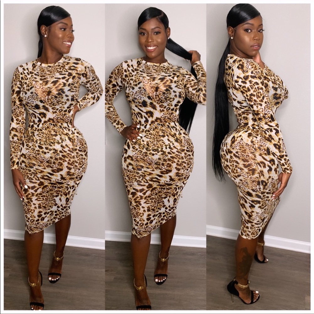 Mesh Bodysuit and Skirt Set